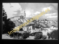 Enguera - Vista parcial desde Levante y Parroquia