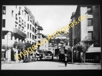 Estella - Plaza de la Coronación y Calle Blanca Cañas