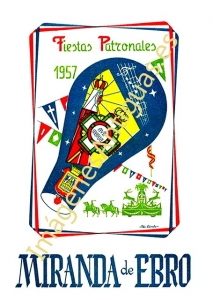 FIESTAS PATRONALES DE MIRANDA DE EBRO 1957