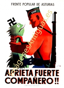 FRENTE POPULAR DE ASTURIAS, APRIETA FUERTE COMPAÑERO
