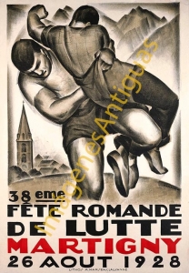 FÊTE ROMANDE DE LUTTE MARTIGNY 1928