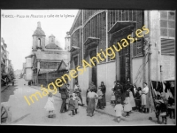 Ferrol - Plaza de Abastos y calle de la Iglesia