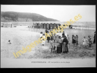 Fuenterrabia - El barquillero en la playa