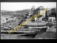 Fuenterrabia - El Bidasoa y Avenida Generalísimo Franco