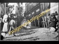 Fuenterrabia - La Procesión de Semana Santa, el Huerto y los Ang