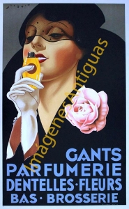 GANTS PARFUMERIE DENTELLES-FLEURS BAS - BROSSERIE