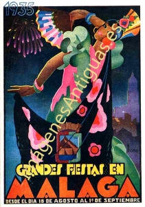 GRANDES FIESTAS EN MALAGA 1935