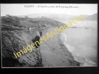 Getxo - El Castillo y playa de Arrigunaga (Abasotas)