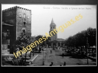 Gijón - Campo Valdés e Iglesia de San Pedro