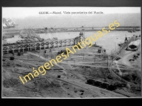 Gijón - Musel. Vista panorámica del Muelle