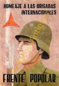 HOMENAJE A LAS BRIGADAS INTERNACIONALES FRENTE POPULAR