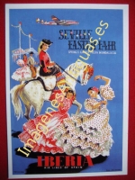 IBERIA AIR LINES OF SPAIN - SEVILLE EASTER FAIR