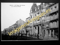 Irún - El Paseo de Colón y el Palace-Hotel