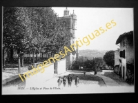 Irún - La Iglesia y Plaza de las Escuelas