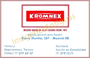 KROMNEX RELOJES DE ALTA CALIDAD DESDE 1875