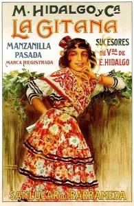 LA GITANA MANZANILLA PASADA, M. HIDALGO Y Cª