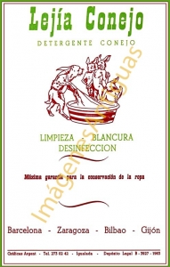 LEGÍA CONEJO LIMPIEZA-BLANCURA-DESINFECCION