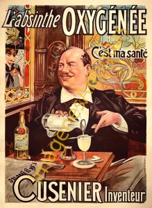 L'ABSINTHE OXYGÉNÉE, CUSENIER INVENTEUR
