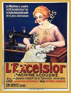 L´EXCELSIOR MACHINE Á COUDRE