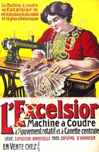 L´EXCELSIOR MACHINE Á COUDRE