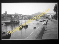 Las Arenas - Vista de Portugalete desde Las Arenas