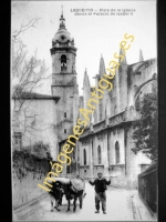 Lequeitio - Vista de la Iglesia desde el Palacio de Isabel II