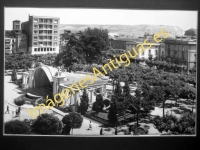 Logroño - Vista parcial Espolón y Kiosko Música