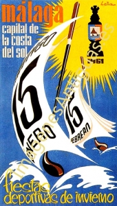 MALAGA - FIESTAS DEPORTIVAS DE INVIERNO AÑO 1961