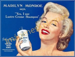 MARILYN MONROE SAYS, YES, I USE LUSTRE-CREME SHAMPOO
