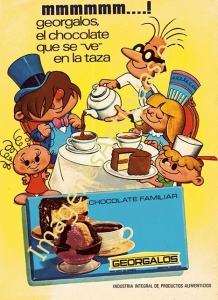 MMMMMM...! GEORGALOS, EL CHOCOLATE QUE SE VE EN LA TAZA