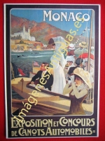 MONACO EXPOSITION ET CONCOURS DE CANOTS AUTOMOBILES