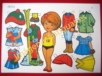 Muñeca recortable Diana 6