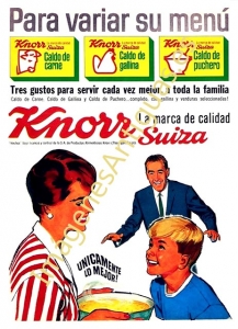 PARA VARIAR SU MENÚ KNORR, LA MARCA DE CALIDAD SUIZA