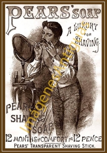 PEARS' SOAP AGUXURY FOR SHAVING