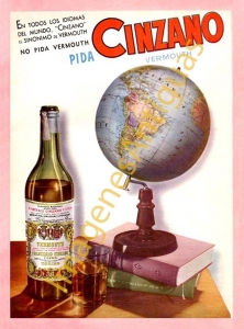 PIDA CINZANO VERMOUTH