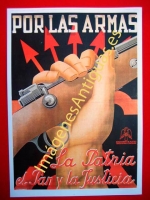 POR LAS ARMAS LA PATRIA EL PAN Y LA JUSTICIA