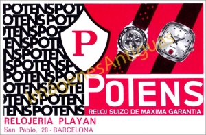 POTENS RELOJ SUIZO DE MAXIMA GARANTIA