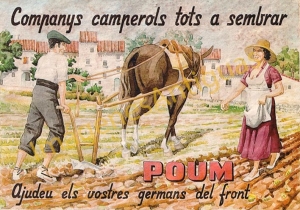 POUM AJUDEU ELS VOSTRES GERMANS DEL FRONT
