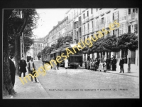 Pamplona Boulevard de Sarasate y estación del tranvía