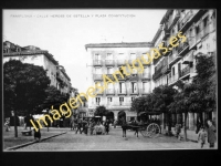 Pamplona - Calle Héroes de Estella y Plaza Constitución