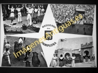 Pamplona - Recuerdo de Pamplona. Agrupación MUTHIKO ALAIAK