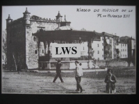 Sestao - Kiosko de la Musica de la Plaza de Alfonso XIII y Casa 