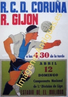 R.C.D. CORUÑA- R. GOJON, ESTADIO DE EL MOLINON, ASTURIAS
