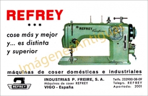 REFREY MÁQUINAS DE COSER DOMÉSTICAS E INDUSTRIALES VIGO