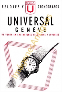 RELOJES Y CRONOGRAFOS UNIVERSAL GENÈVE -