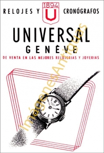 RELOJES Y CRONOGRAFOS UNIVERSAL GENÈVE -