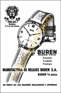 RELOJ BUREN GRAND PRIX SUIZA