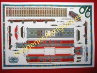 Recortable Locomotora Diesel 2000 - TALGO -