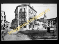 Rentería - Entrada á la Cálle Carretera y Plaza de los Fueros