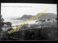 Ribadesella - Vista de la playa desde el Puente del Pilar